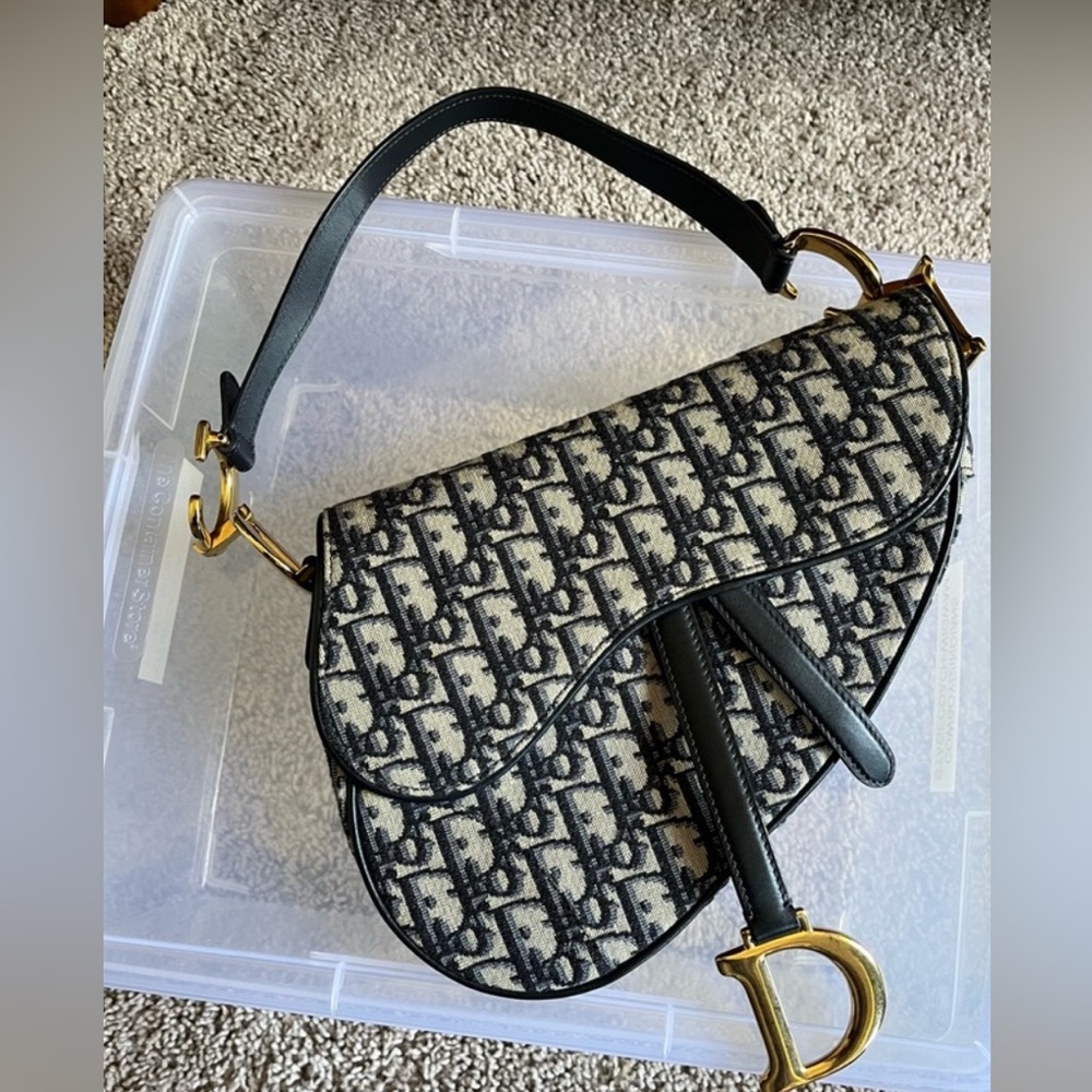 Dior oblique Saddle Bag Medium size